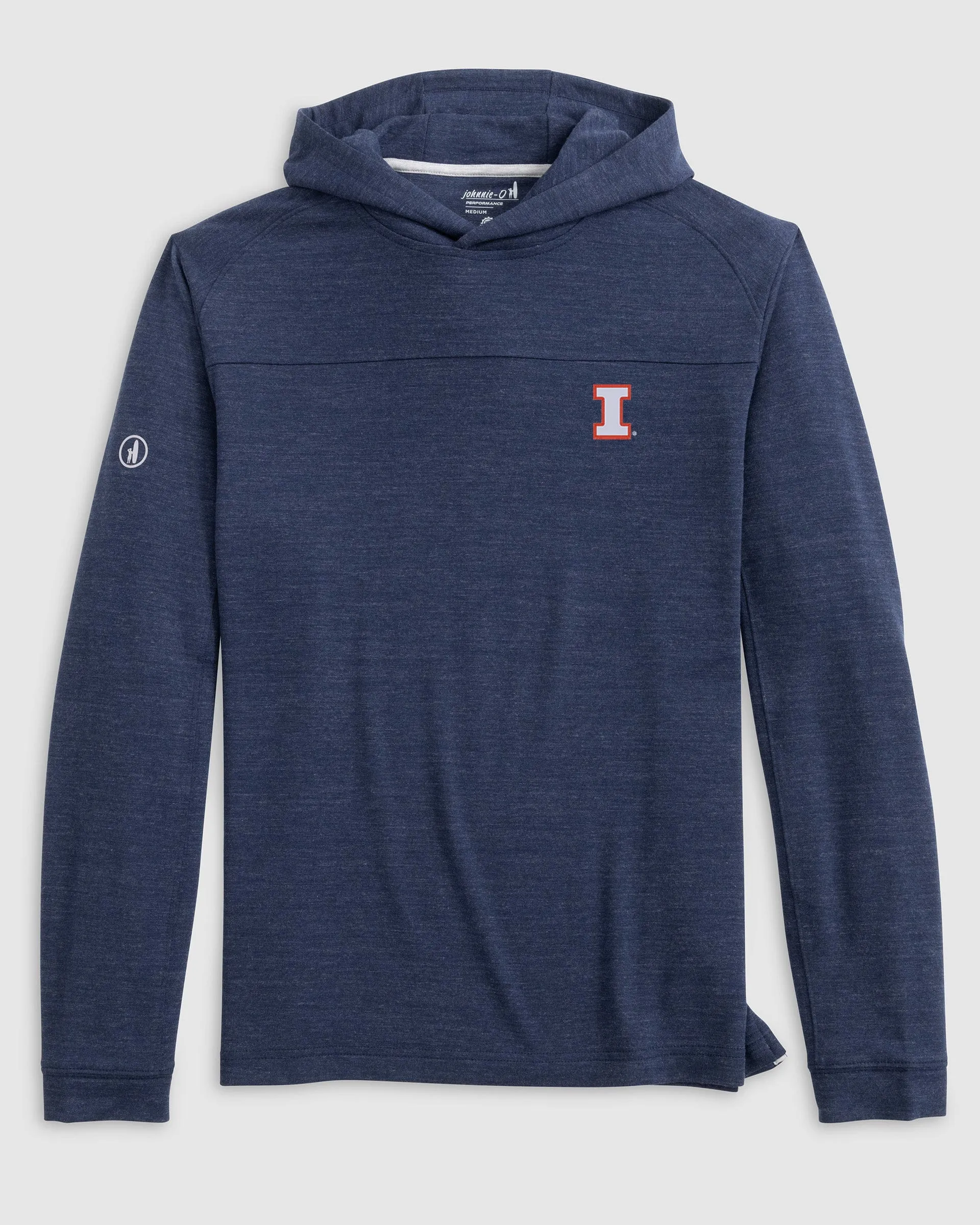 Illinois Remmy Midweight Performance Hoodie sold by Johnnie-O