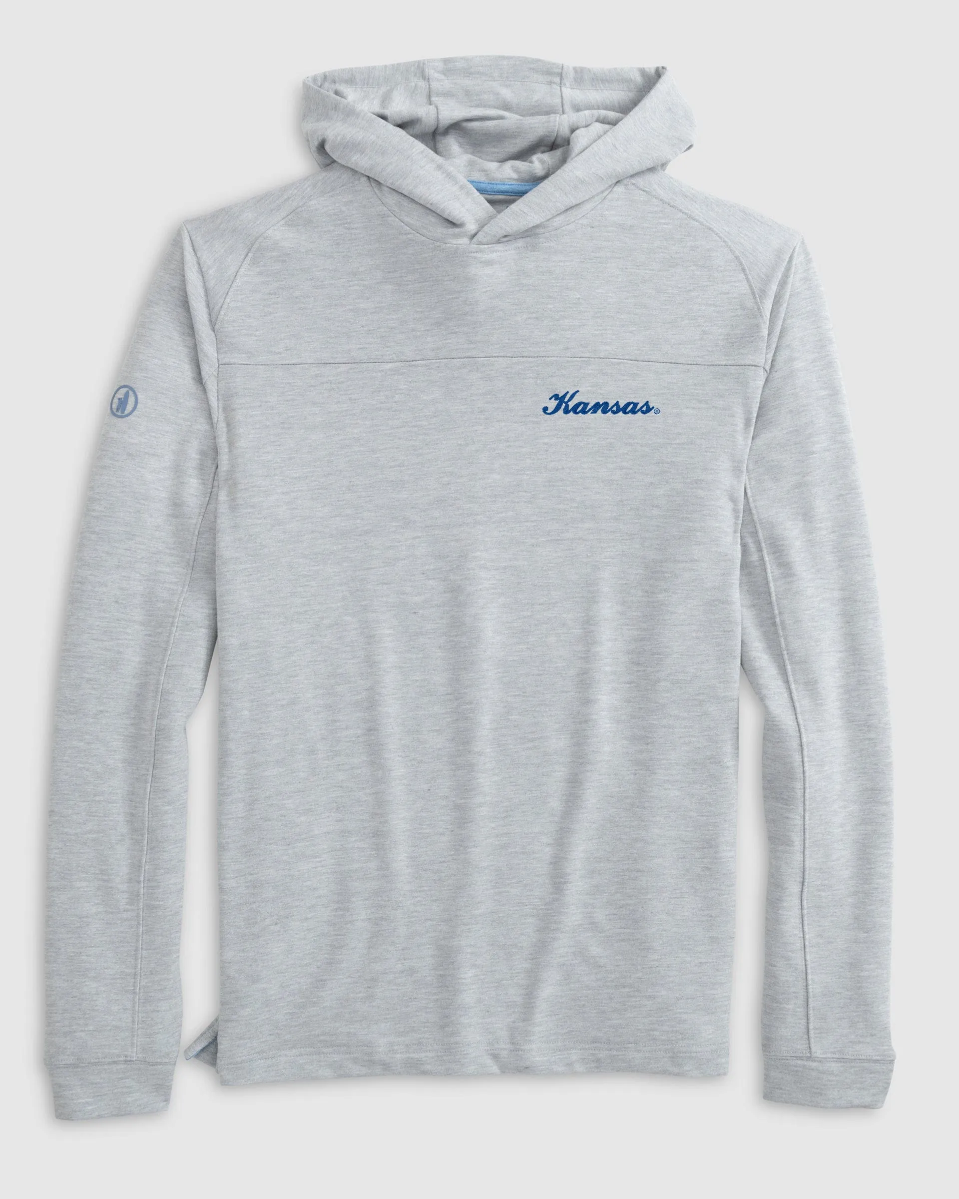 Kansas Remmy Lightweight Performance Hoodie - Script Logo sold by Johnnie-O product image thumbnail 2