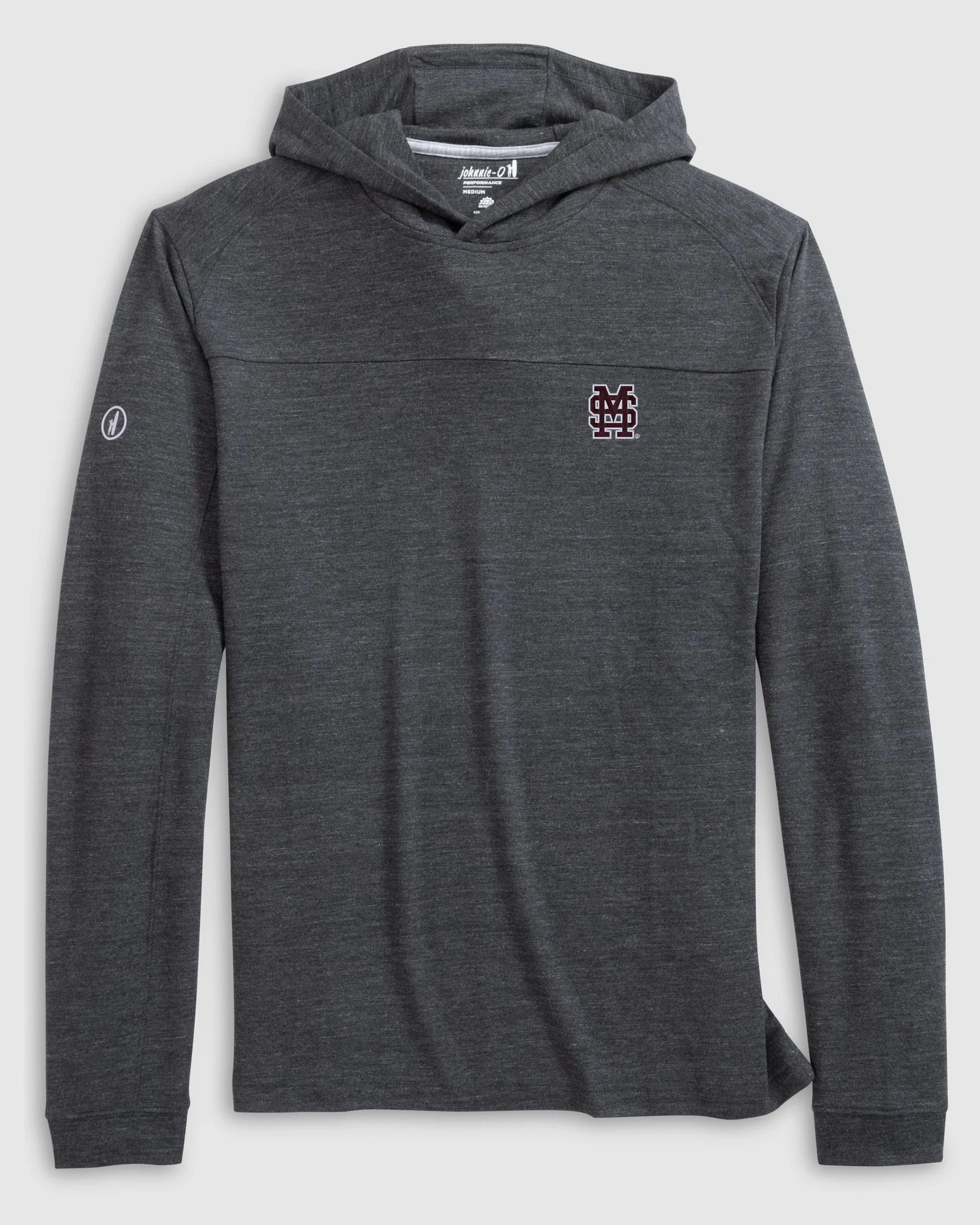 Mississippi State Remmy Lightweight Performance Hoodie - Baseball Logo sold by Johnnie-O