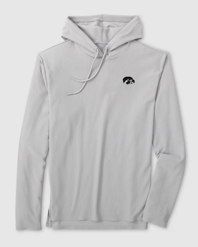 Iowa Hoppin Performance Hoodie sold by Johnnie-O