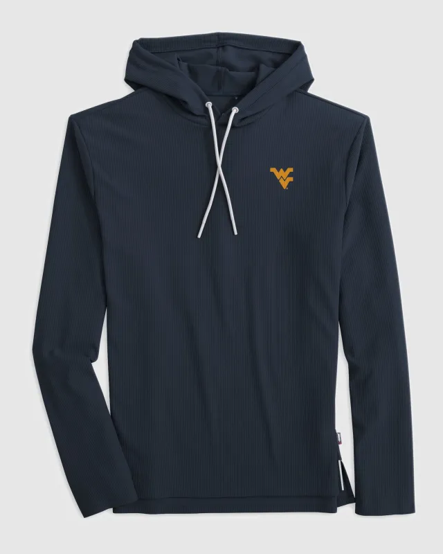 West Virginia Hoppin Performance Hoodie sold by Johnnie-O