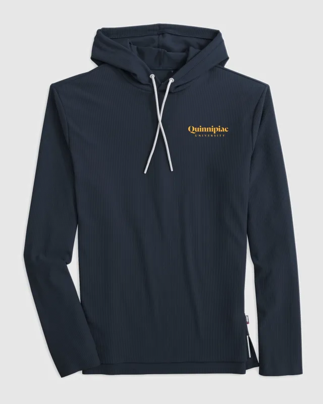 Quinnipiac Hoppin Performance Hoodie - Script Logo sold by Johnnie-O