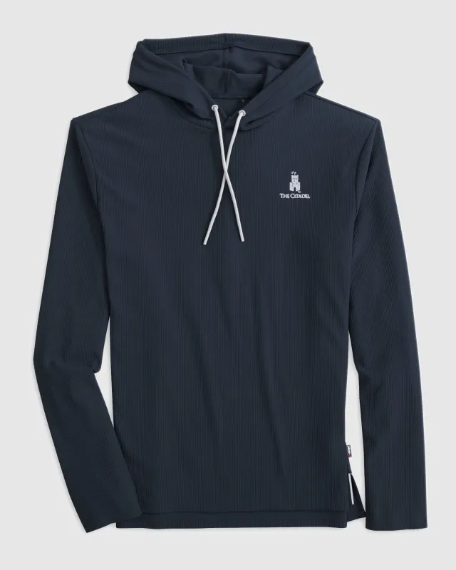 The Citadel Hoppin Performance Hoodie sold by Johnnie-O