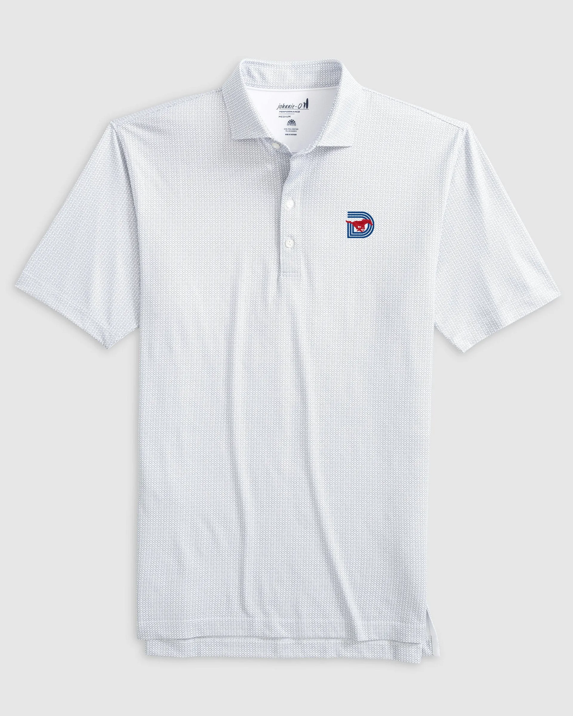 Southern Methodist Slade Performance Jersey Polo - Triple D Logo sold by Johnnie-O product image thumbnail 5
