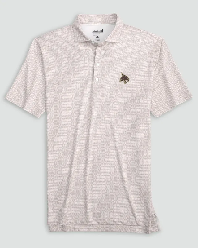 Texas State Slade Performance Jersey Polo sold by Johnnie-O