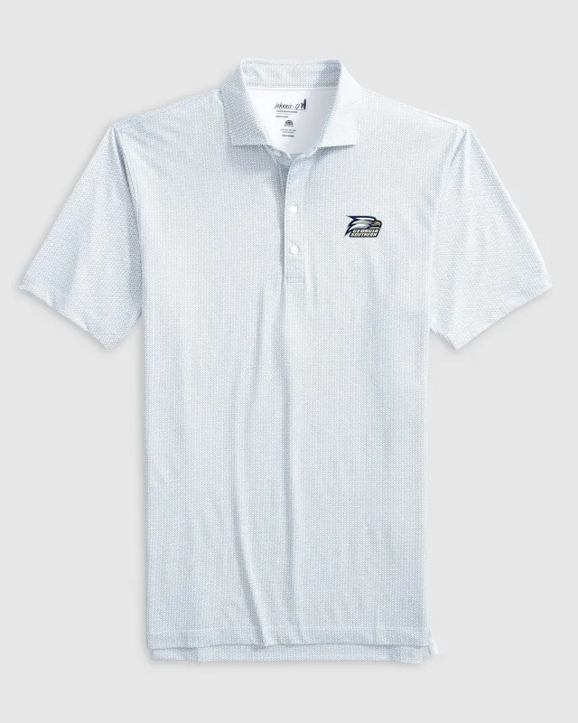 Georgia Southern Slade Performance Jersey Polo - Script Logo sold by Johnnie-O