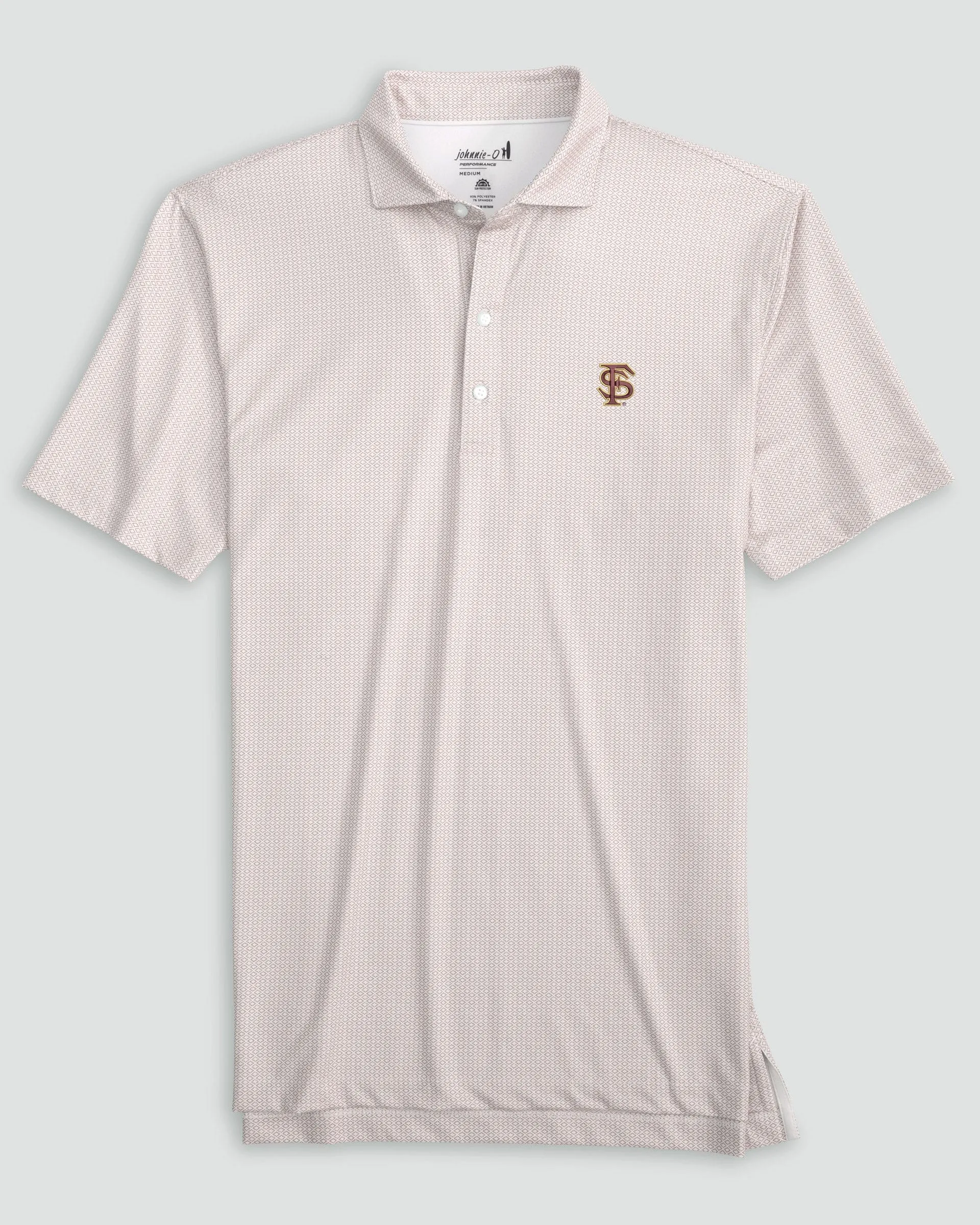 Florida State Slade Performance Jersey Polo - Baseball Logo sold by Johnnie-O