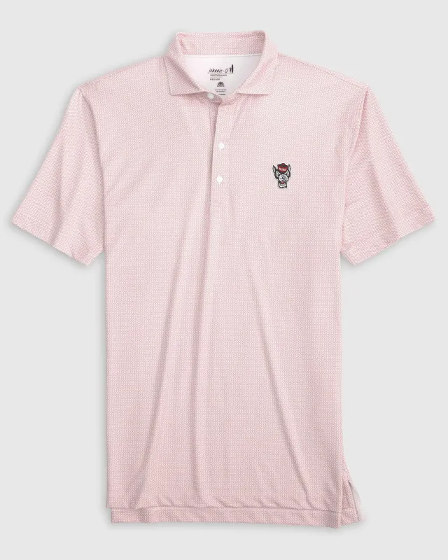 NC State Slade Performance Jersey Polo sold by Johnnie-O