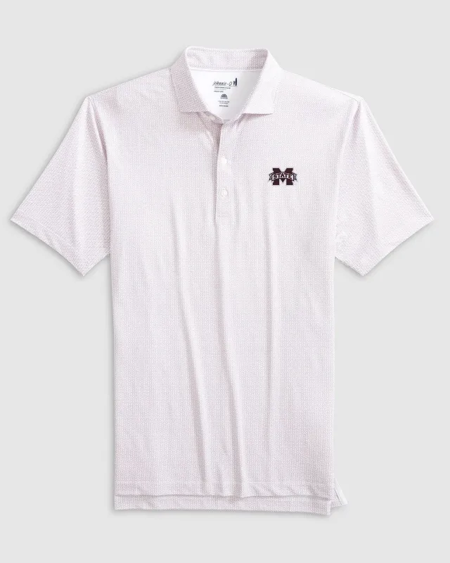 Mississippi State Slade Performance Jersey Polo sold by Johnnie-O