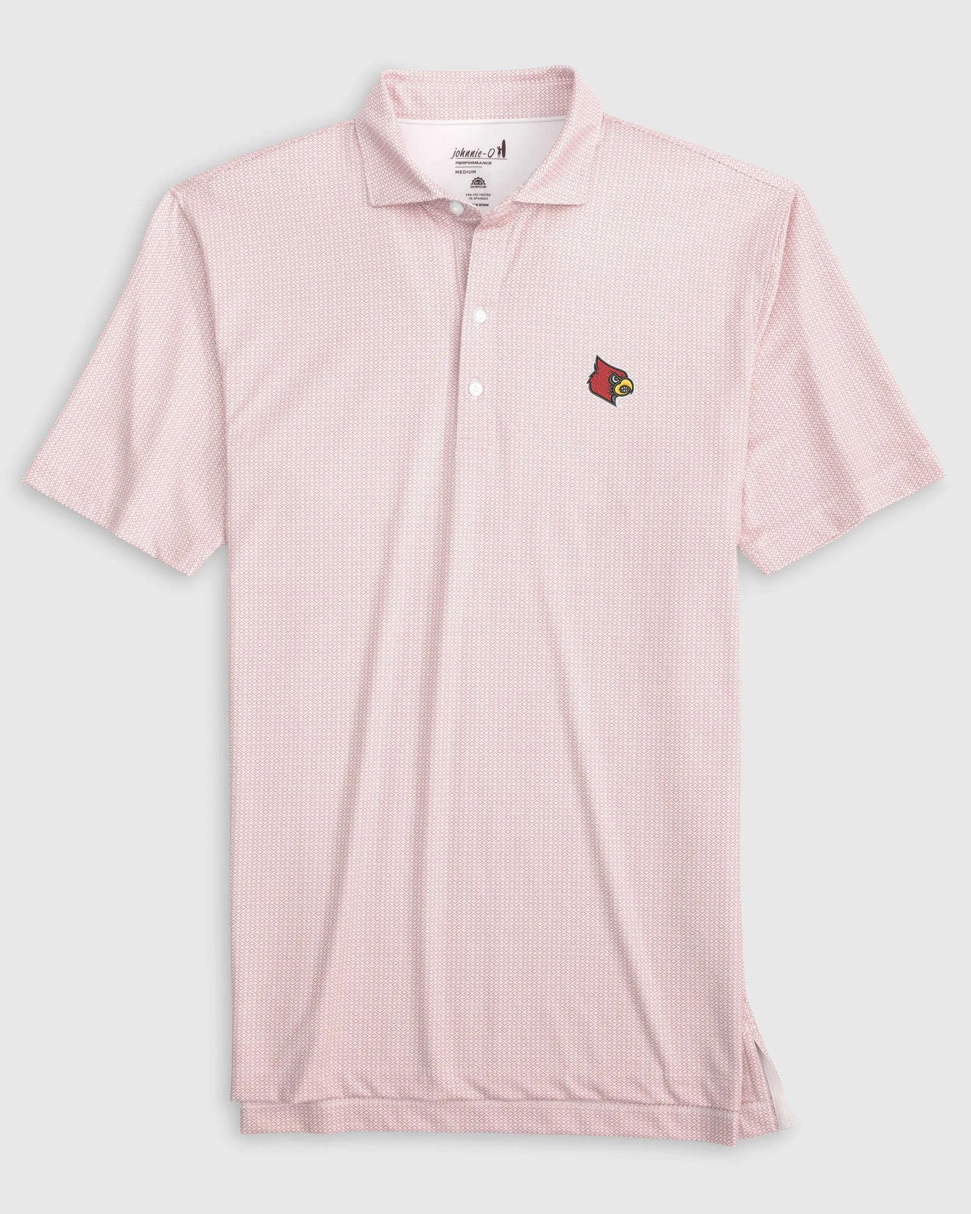 Louisville Slade Performance Jersey Polo sold by Johnnie-O