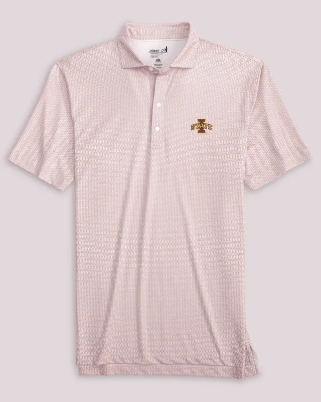 Iowa State Slade Performance Jersey Polo sold by Johnnie-O
