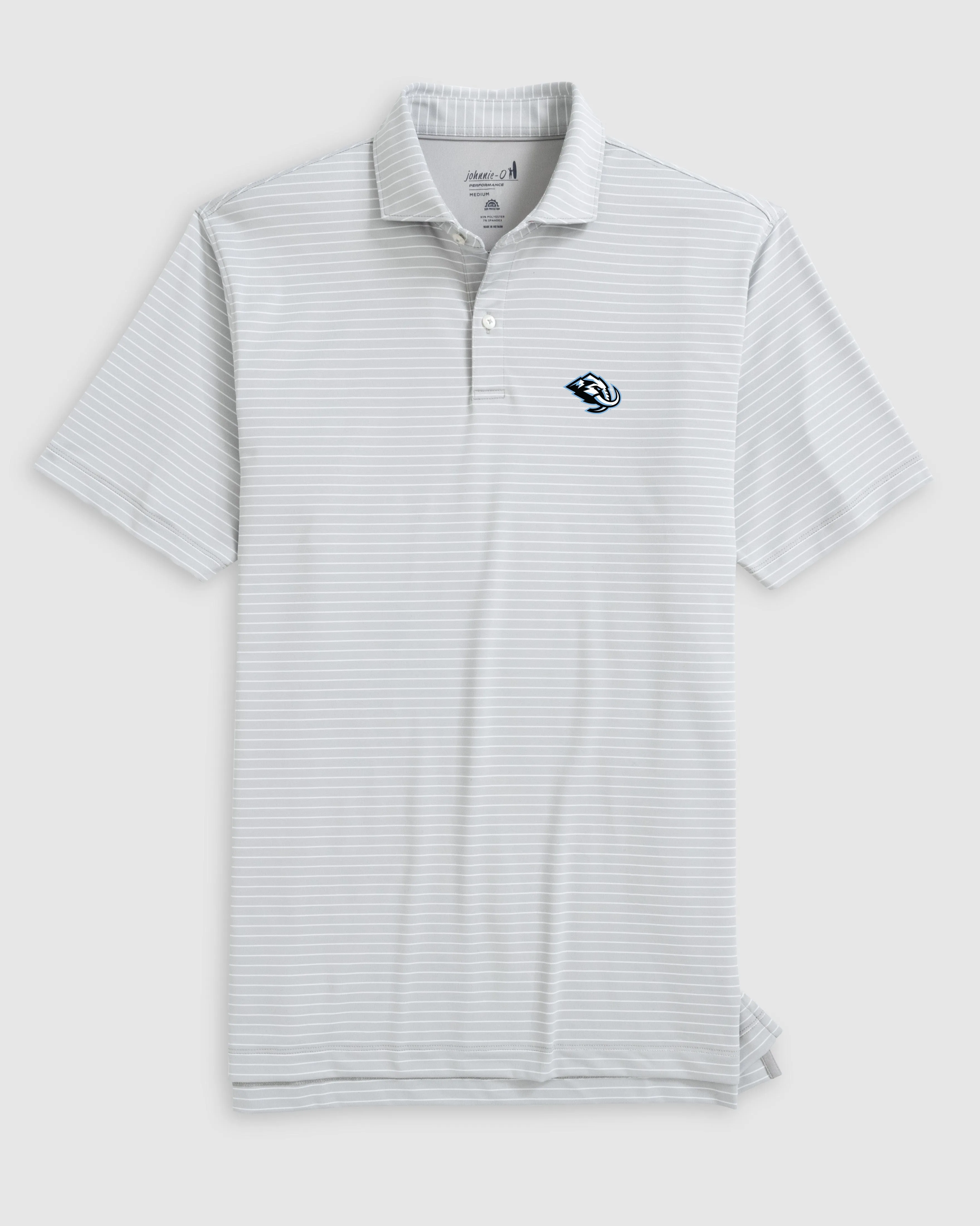 Utah Mammoth Beau Striped Performance Jersey Polo sold by Johnnie-O product image thumbnail 3
