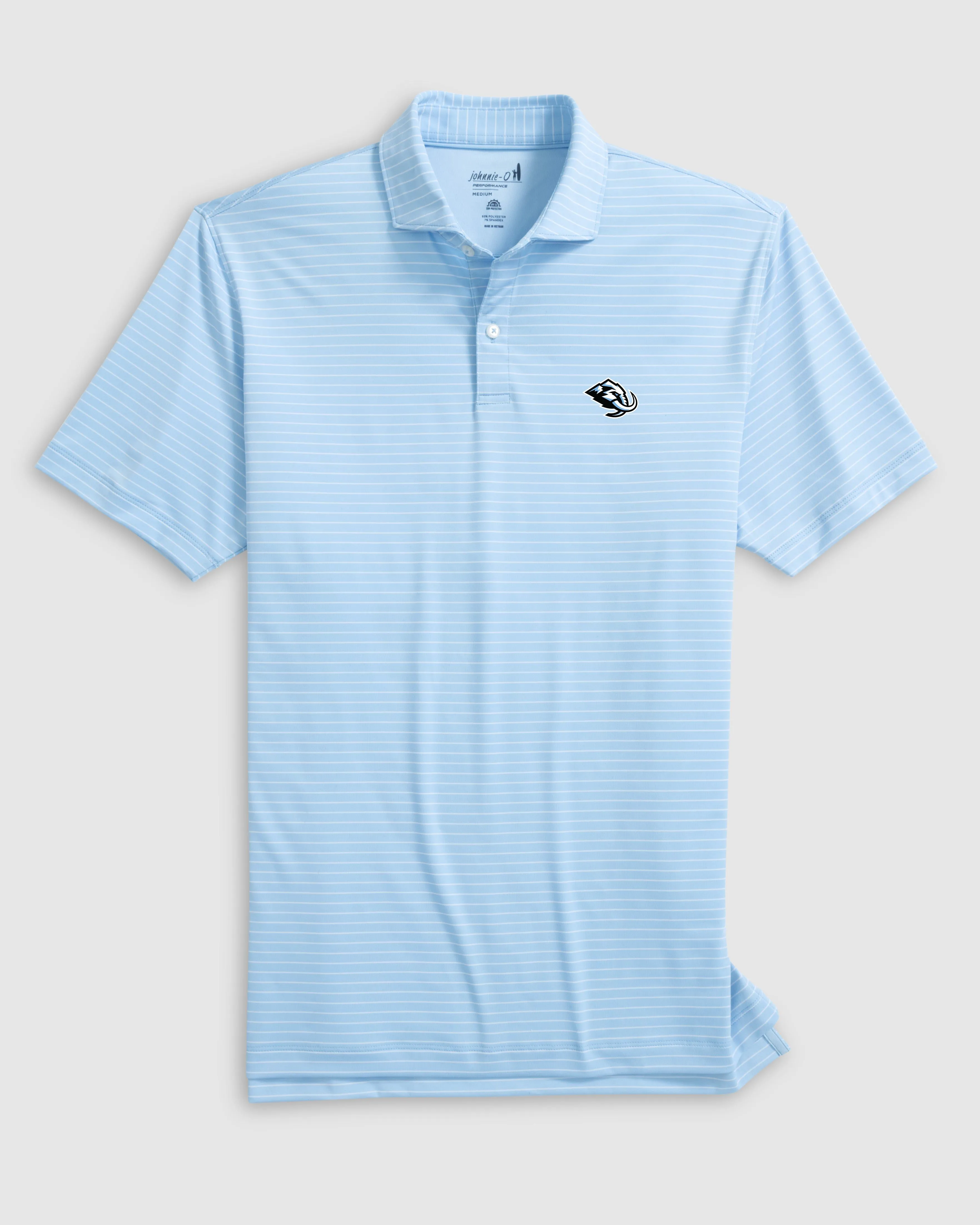 Utah Mammoth Beau Striped Performance Jersey Polo sold by Johnnie-O product image thumbnail 2