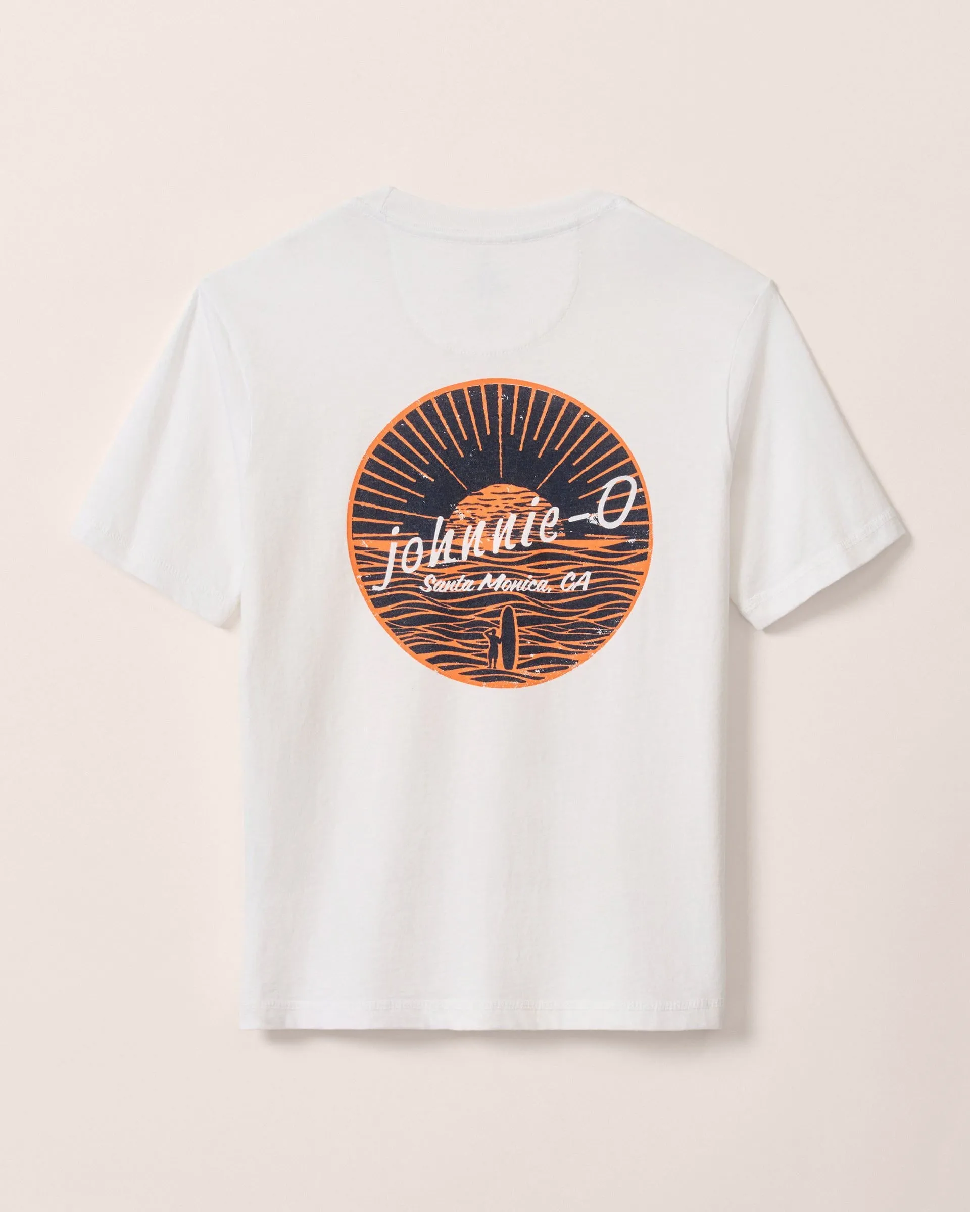 Surf Sunset Pocket T-Shirt sold by Johnnie-O