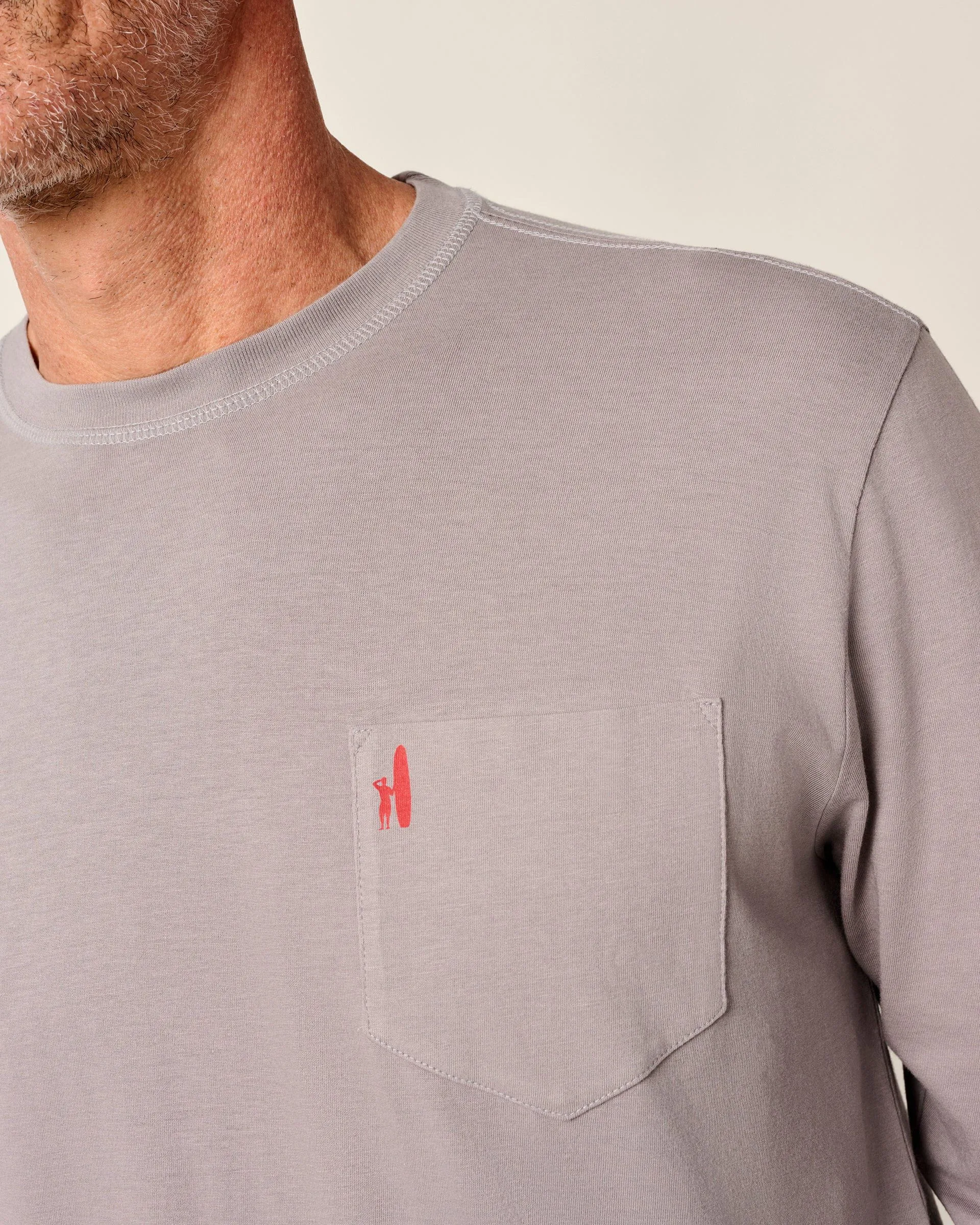 US Palm Long Sleeve Pocket T-Shirt sold by Johnnie-O product image thumbnail 3
