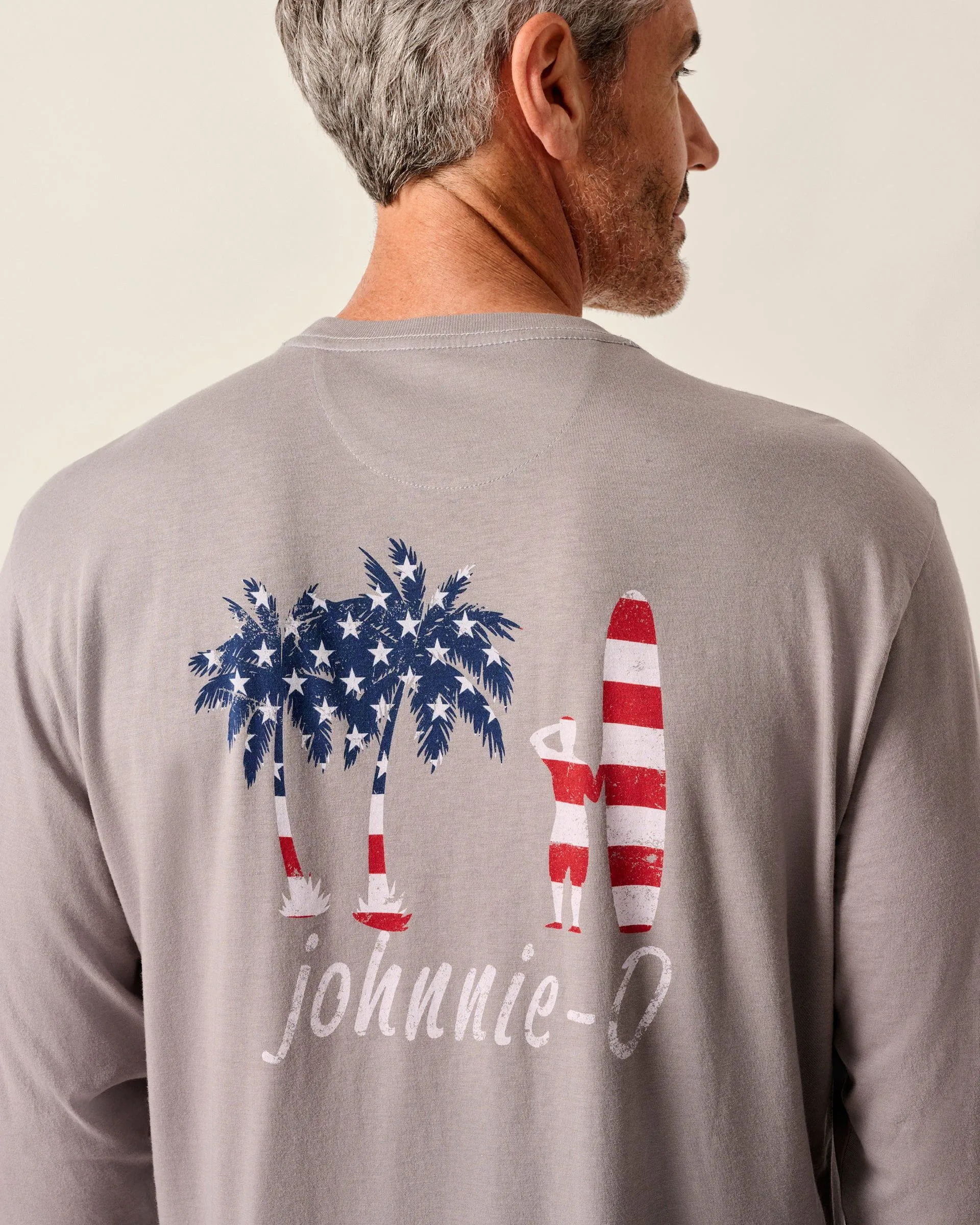US Palm Long Sleeve Pocket T-Shirt sold by Johnnie-O product image thumbnail 2