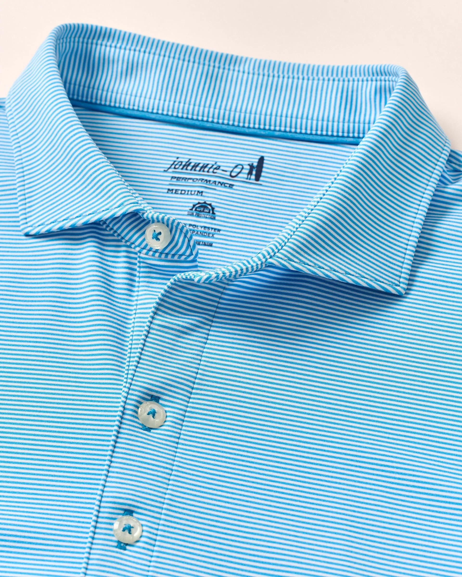 Big & Tall Performance Jersey Polo - Lyndonn Stripe sold by Johnnie-O product image thumbnail 5