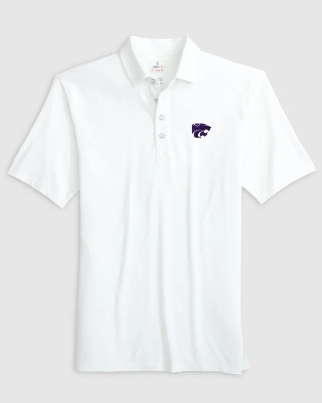 Kansas State Coastal Wash Original Polo made by Johnnie-O