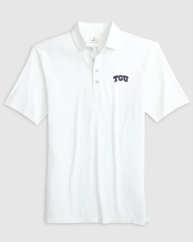 Texas Christian Coastal Wash Original Polo sold by Johnnie-O