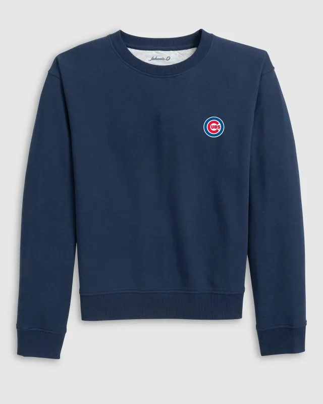 Women's Chicago Cubs Penny Crewneck Sweatshirt sold by Johnnie-O