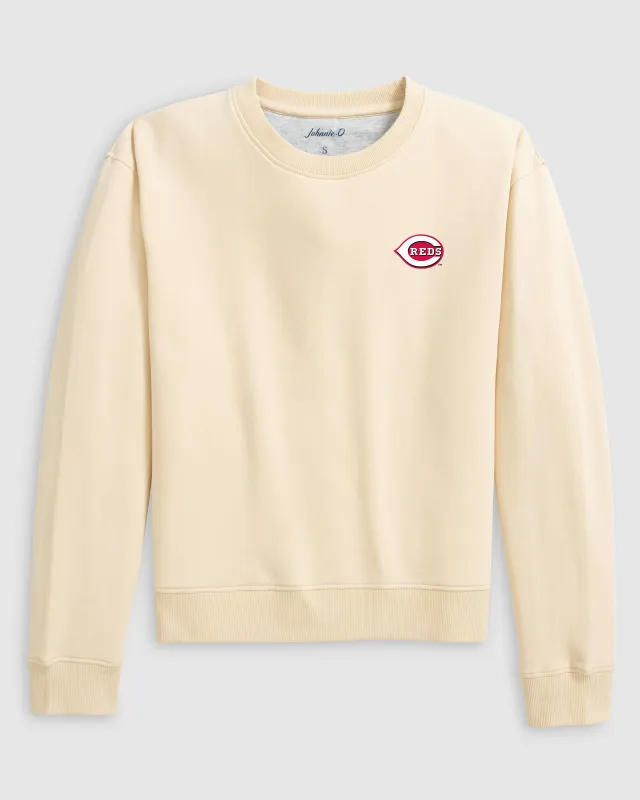 Women's Cincinnati Reds Penny Crewneck Sweatshirt sold by Johnnie-O