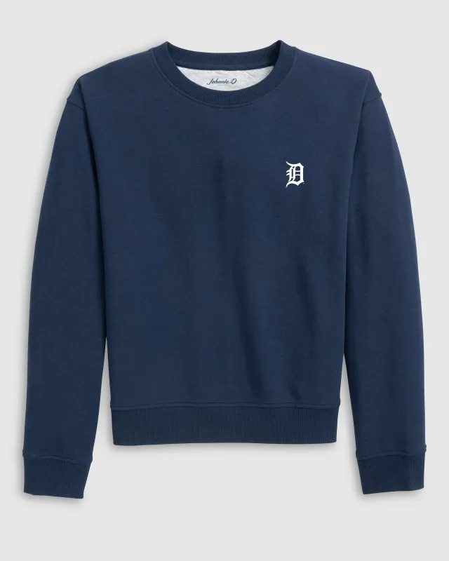 Women's Detroit Tigers Penny Crewneck Sweatshirt sold by Johnnie-O
