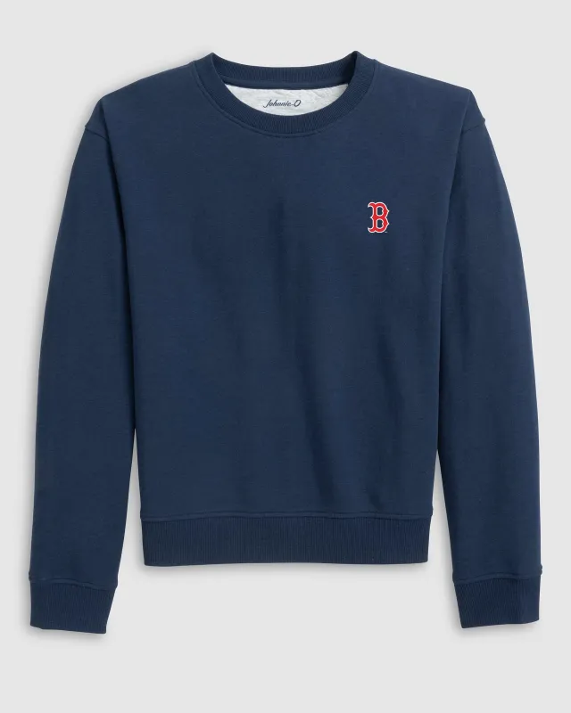 Women's Boston Red Sox Penny Crewneck Sweatshirt sold by Johnnie-O