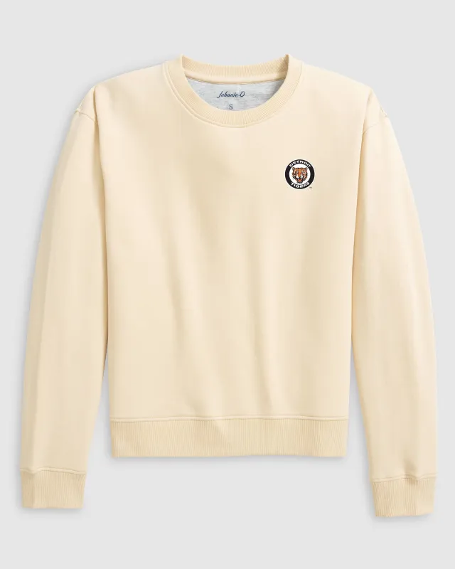 Women's Detriot Tigers Penny Crewneck Sweatshirt - Cooperstown Logo sold by Johnnie-O