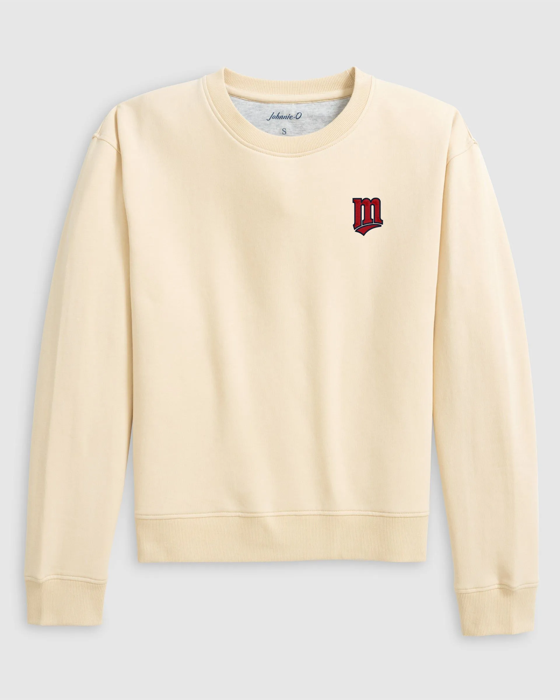 Women's Minnesota Twins Penny Crewneck Sweatshirt - Cooperstown Logo sold by Johnnie-O product image thumbnail 3
