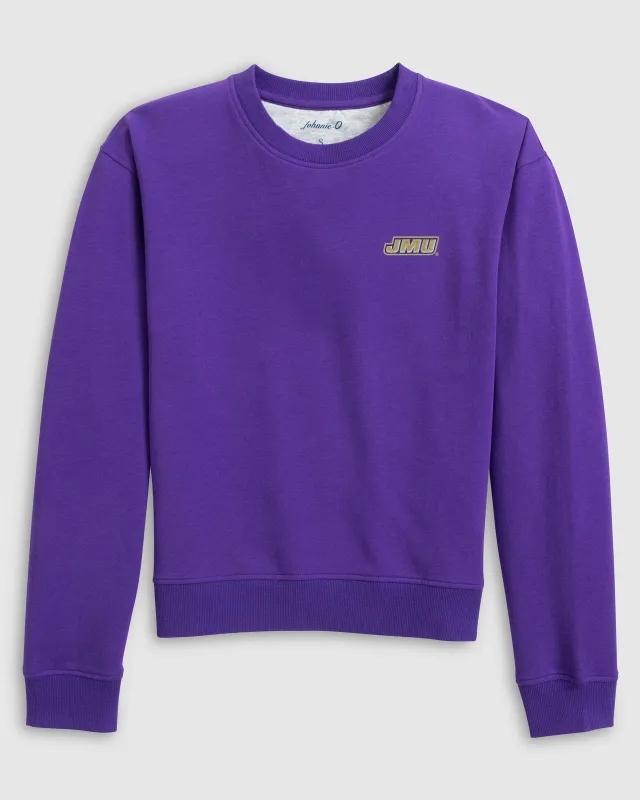 Women's James Madison Penny Crewneck Sweatshirt sold by Johnnie-O