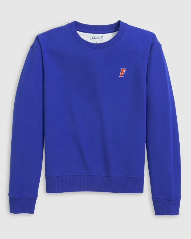 Women's Florida Penny Crewneck Sweatshirt - F Logo sold by Johnnie-O