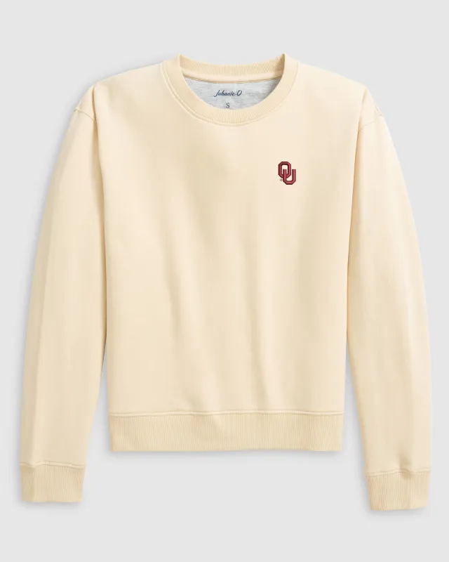 Women's Oklahoma Penny Crewneck Sweatshirt sold by Johnnie-O