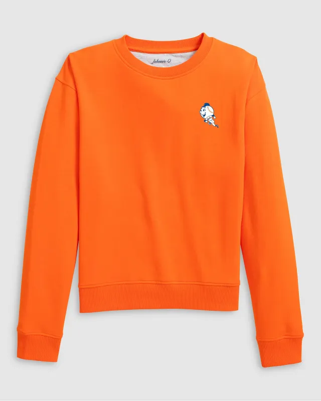 Women's New York Mets Penny Crewneck Sweatshirt - Cooperstown Logo sold by Johnnie-O