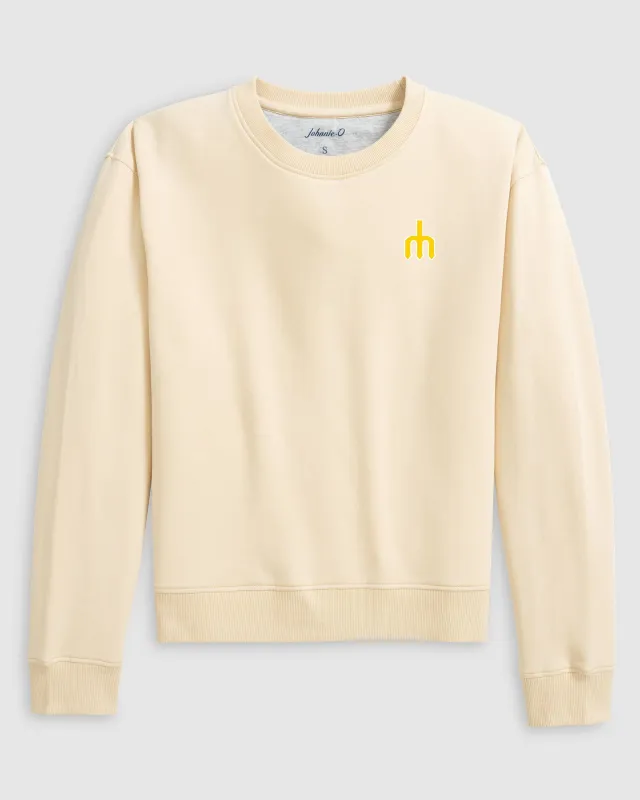 Women's Seattle Mariners Penny Crewneck Sweatshirt - Cooperstown Logo sold by Johnnie-O