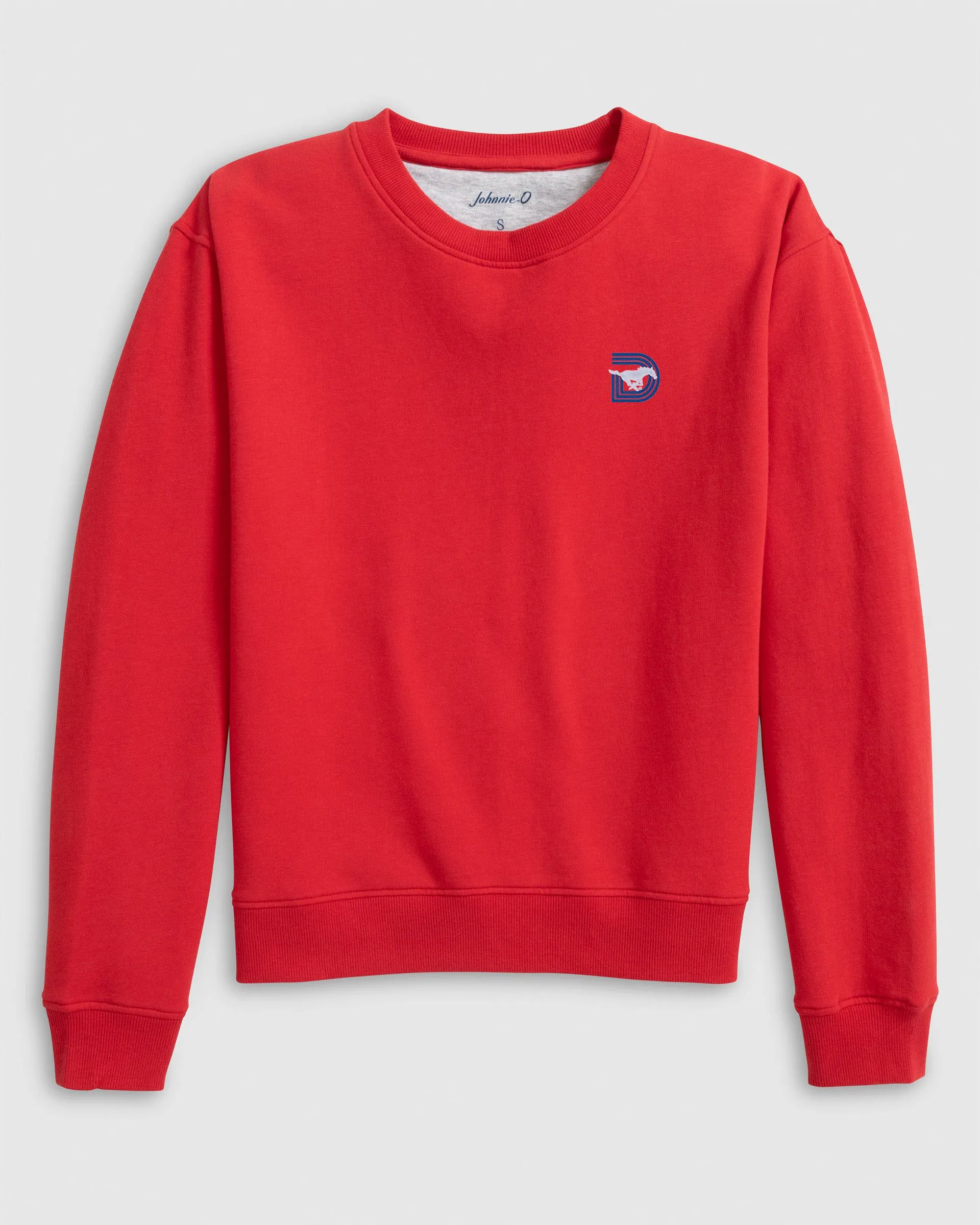 Women's Southern Methodist Penny Crewneck Sweatshirt - Triple D Logo sold by Johnnie-O product image thumbnail 2