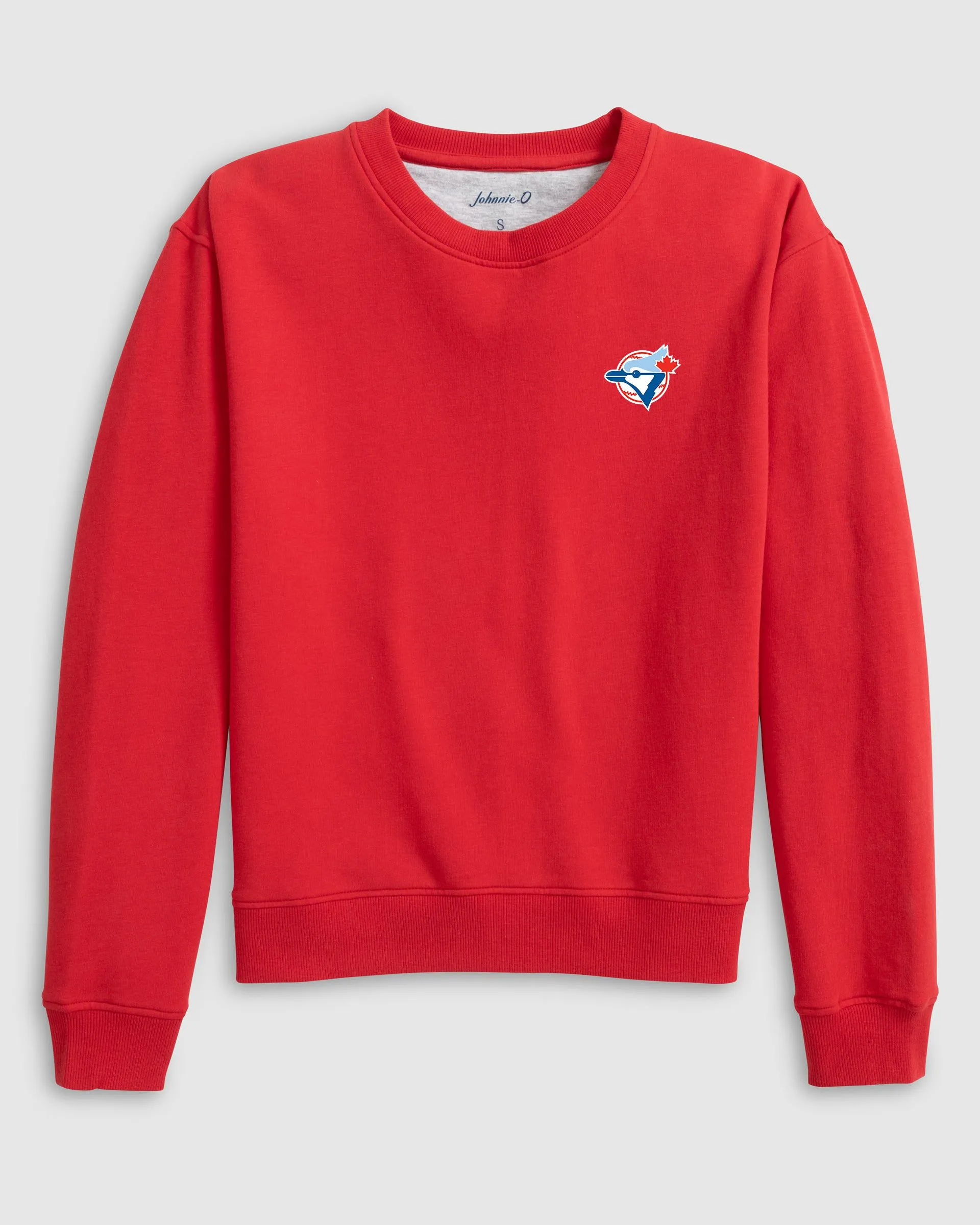 Women's Toronto Blue Jays Penny Crewneck Sweatshirt - Cooperstown Logo sold by Johnnie-O product image thumbnail 3