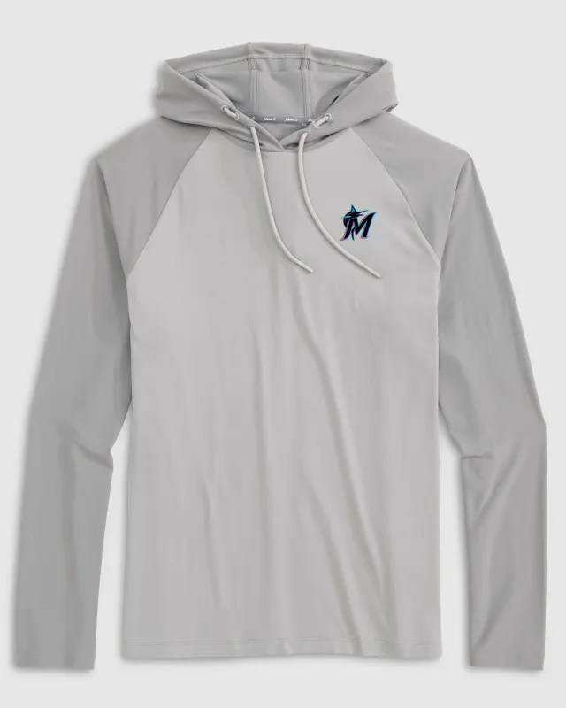 Miami Marlins Penns Performance Hoodie sold by Johnnie-O