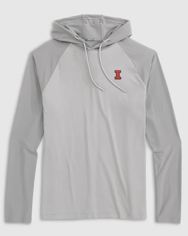 Illinois Penns Performance Hoodie sold by Johnnie-O