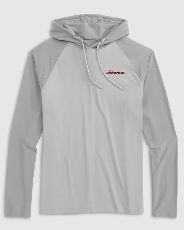 Arkansas Penns Performance Hoodie - Script Logo sold by Johnnie-O