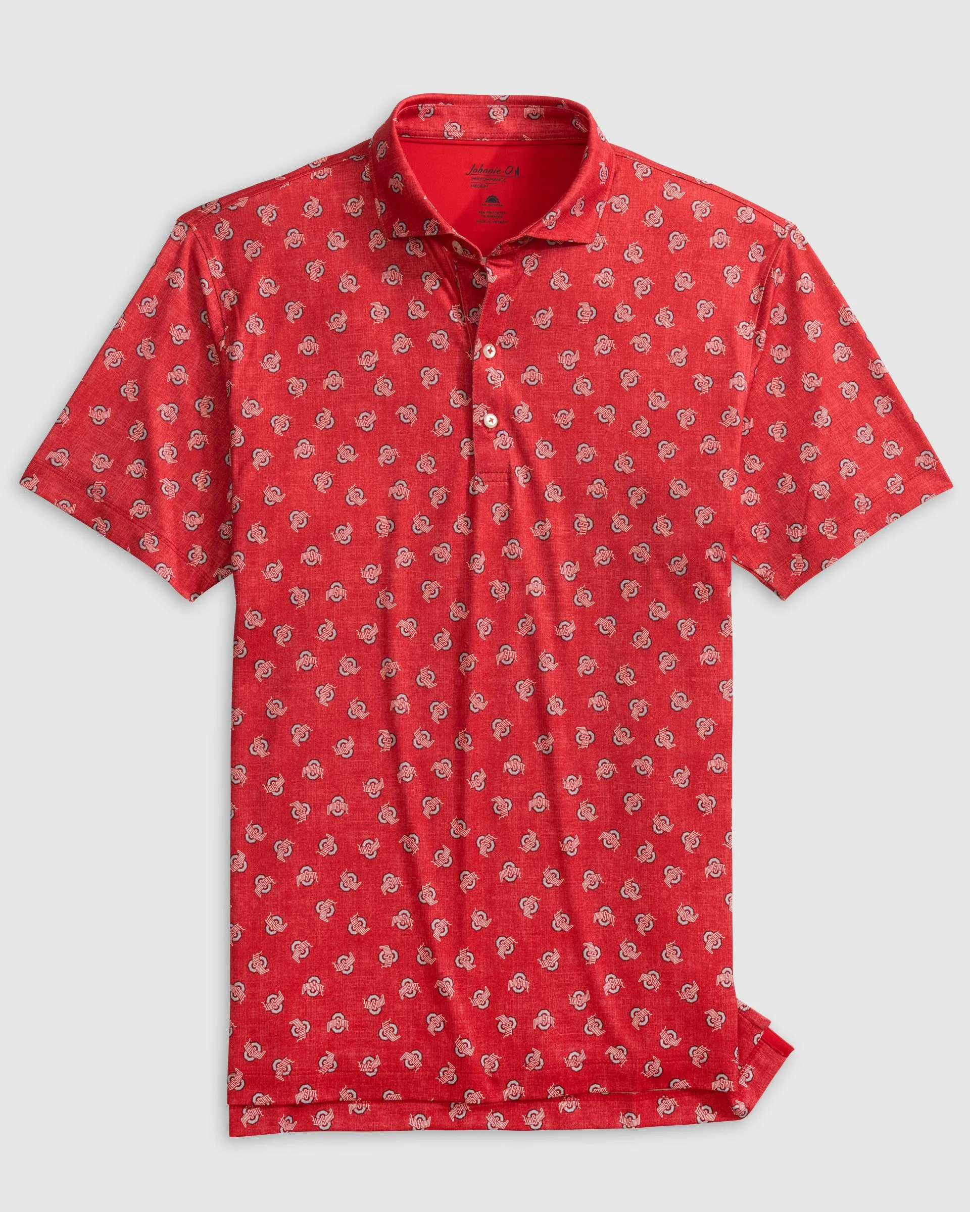 Ohio Exeter Printed Jersey Performance Polo sold by Johnnie-O