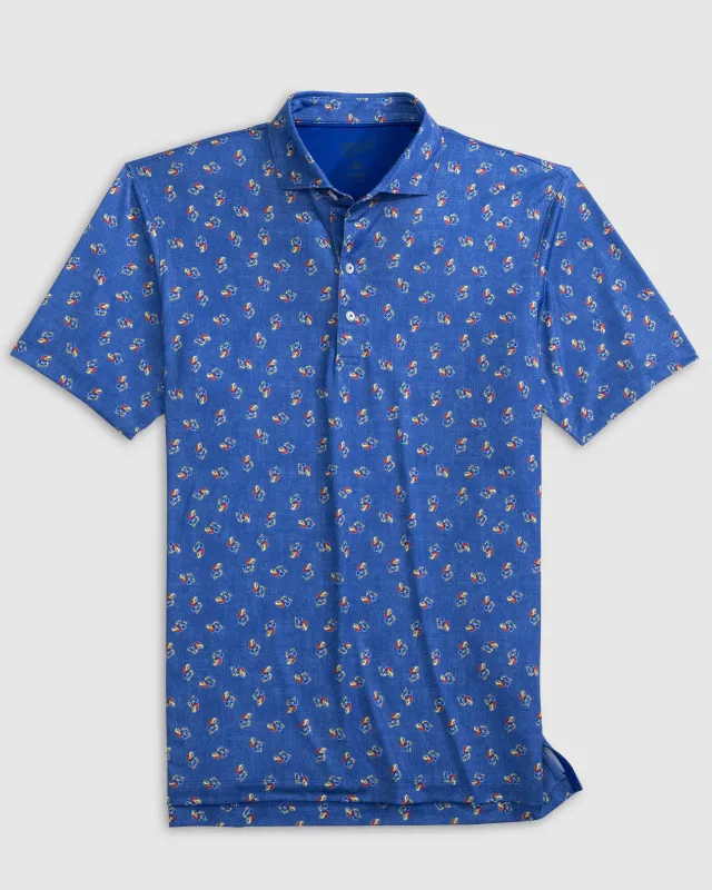 Kansas Exeter Printed Jersey Performance Polo sold by Johnnie-O