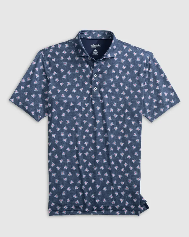 Arizona Exeter Printed Jersey Performance Polo sold by Johnnie-O