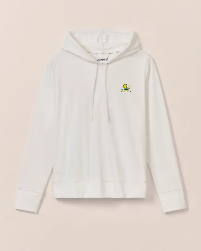 Women's Notre Dame Nalla Performance Hoodie - Vintage Logo sold by Johnnie-O