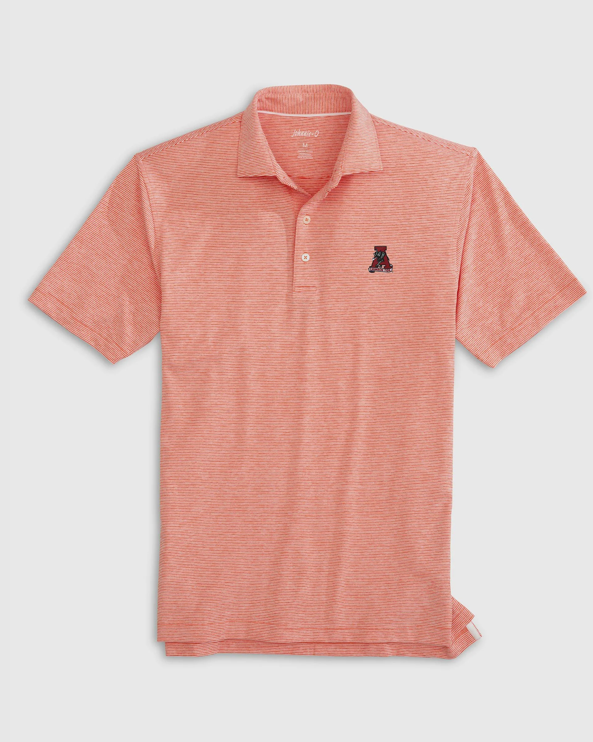 Alabama Lyndonn Striped Jersey Performance Polo - Vault Logo sold by Johnnie-O product image thumbnail 2