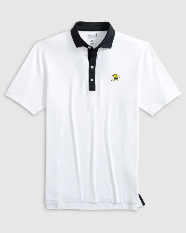 Notre Dame Ramos Performance Jersey Polo - Vintage Logo sold by Johnnie-O