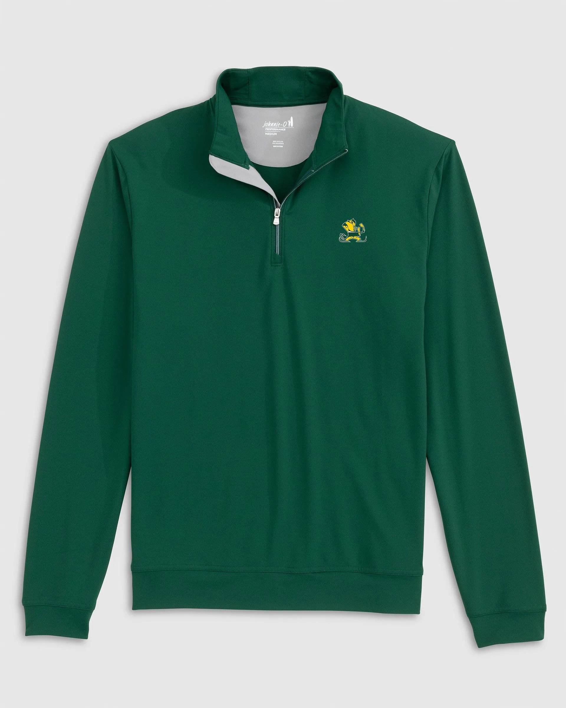 Notre Dame Motion Performance 1/4 Zip - Vintage Logo sold by Johnnie-O product image thumbnail 2