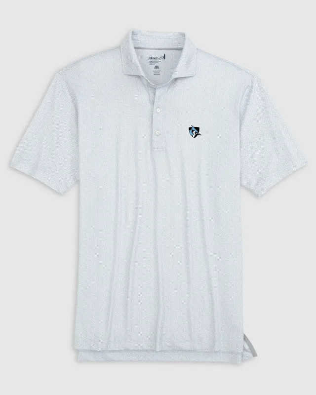 Johns Hopkins Hinson Jersey Performance Polo- Athletic Logo sold by Johnnie-O
