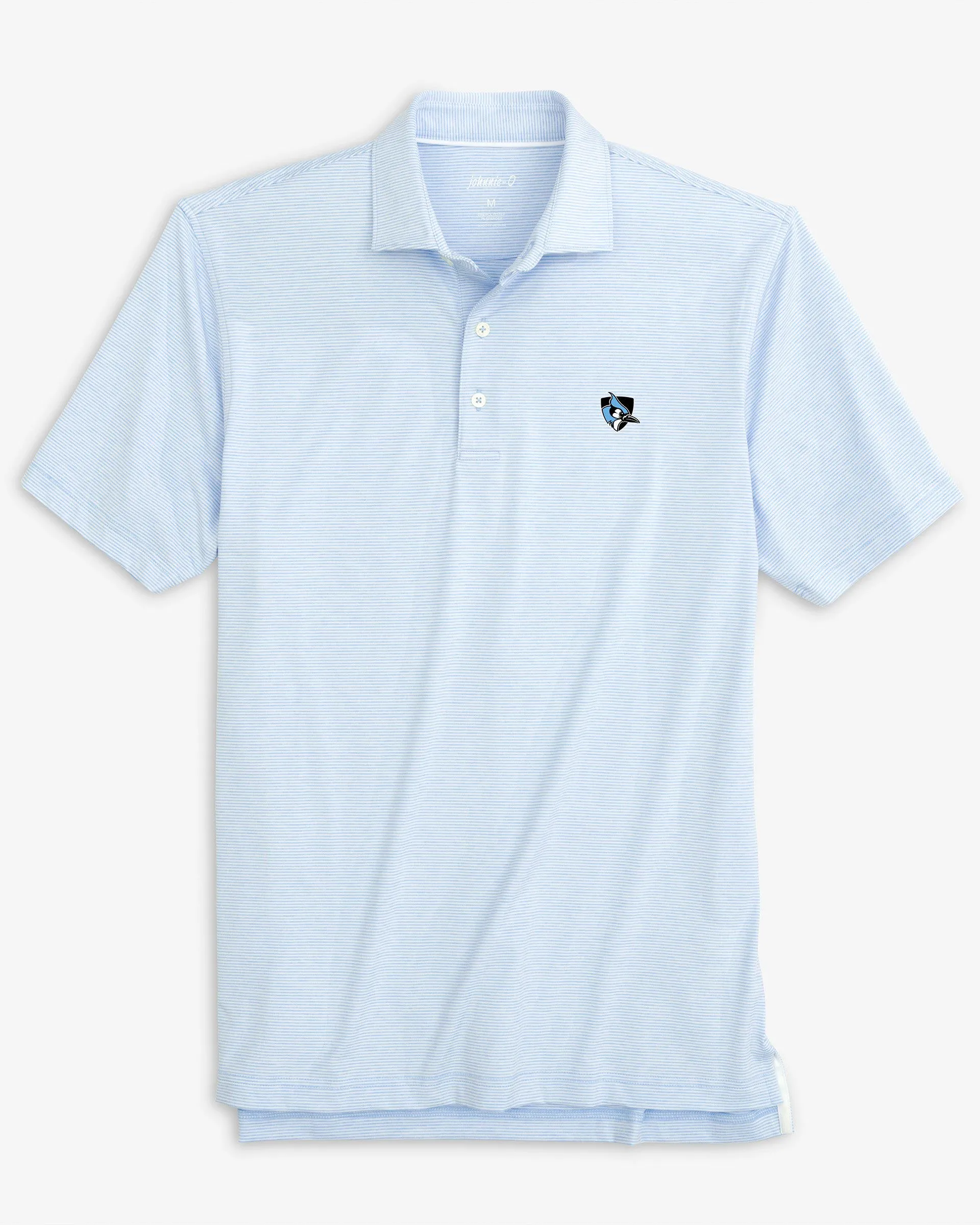 Johns Hopkins Lyndonn Striped Jersey Performance Polo - Athletic Logo sold by Johnnie-O product image thumbnail 3
