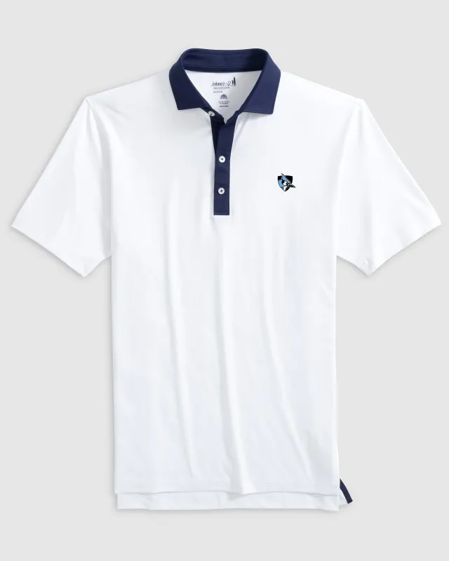 Johns Hopkins Ramos Performance Jersey Polo - Athletic Logo sold by Johnnie-O