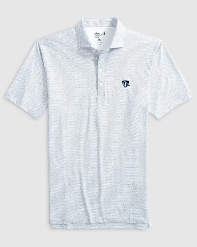 Johns Hopkins Slade Performance Jersey Polo - Athletic Logo sold by Johnnie-O